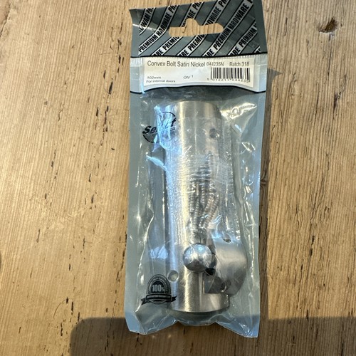 Convex bolt satin - satin, nickel