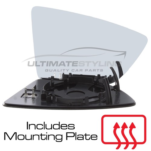 Wing mirror glass seat leon - mirror,