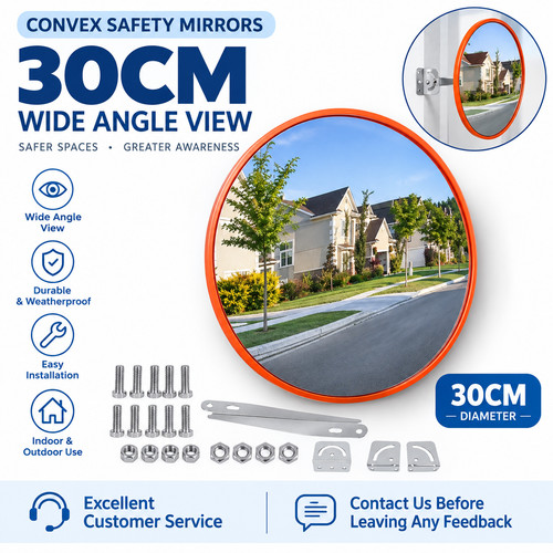 Wide angle round road blind - wide,