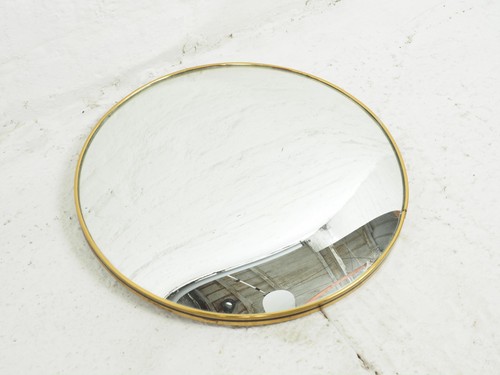 Vintage round convex gold - vintage,