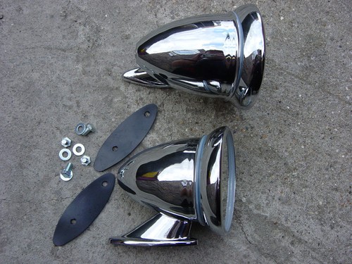 Convex chrome bullet wing - convex,