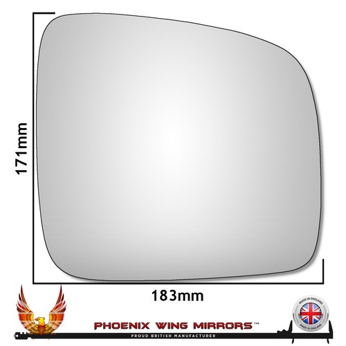 For caddy wing door - wing, mirror