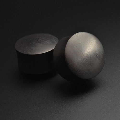 Areng wood double flare - double, convex