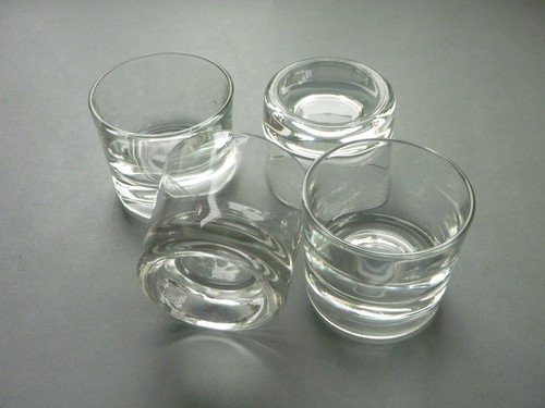 Clear shot glasses - 4,
